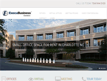 Tablet Screenshot of execubusiness.com